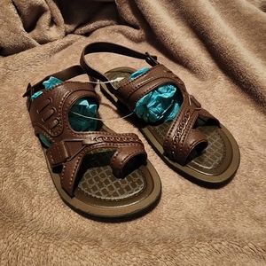 Kids Full Strap Sandals Brown Size 30UK/12US